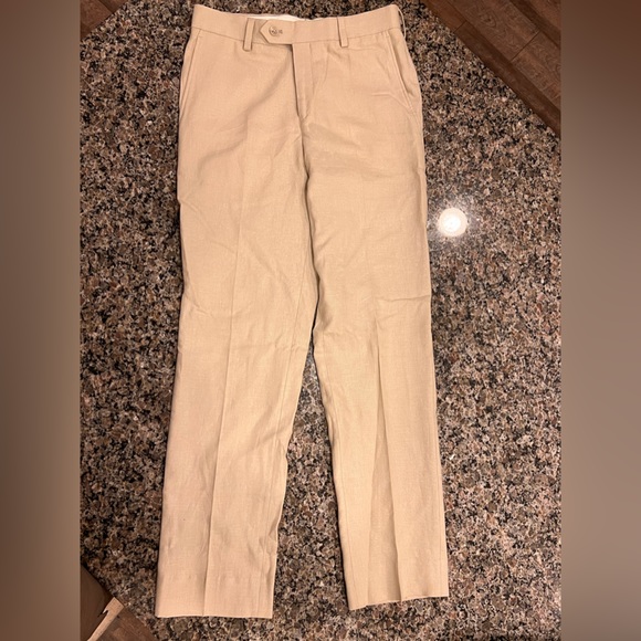 Michael Kors Boys Tan Linen Suit NWT - Picture 7 of 8